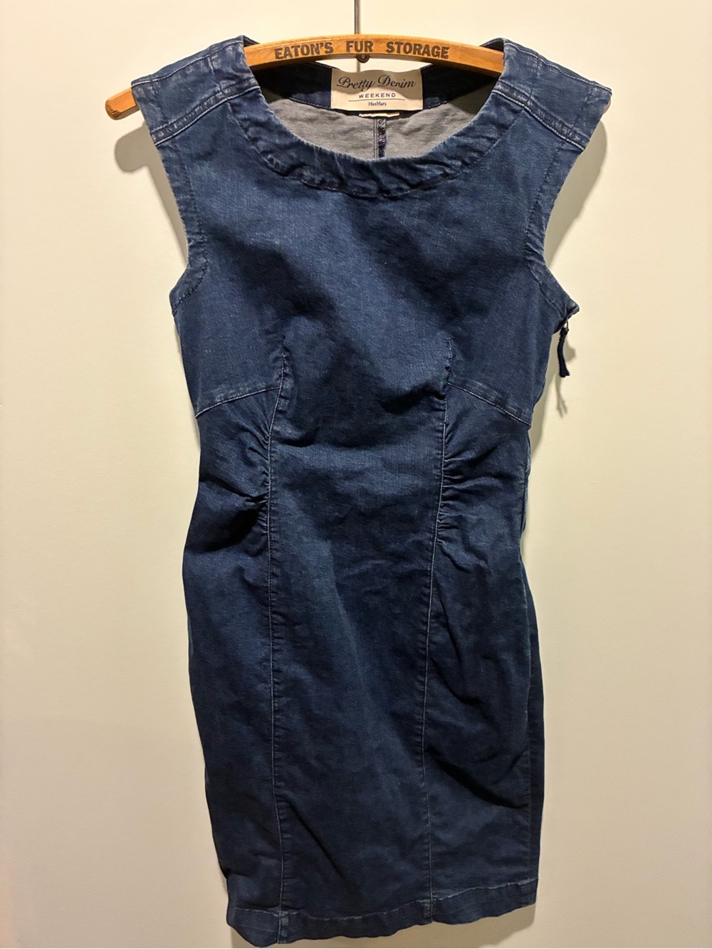 MaxMara Pretty Denim Weekend Sleeveless Sheath Dress Size Small or XS